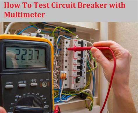 checking electrical and breaker box|test a breaker with multimeter.